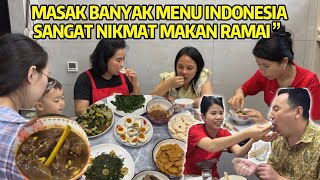 COOKING BEEF RAWON AND OTHER INDONESIAN DISHES, EATING WITH DIANA & HENI