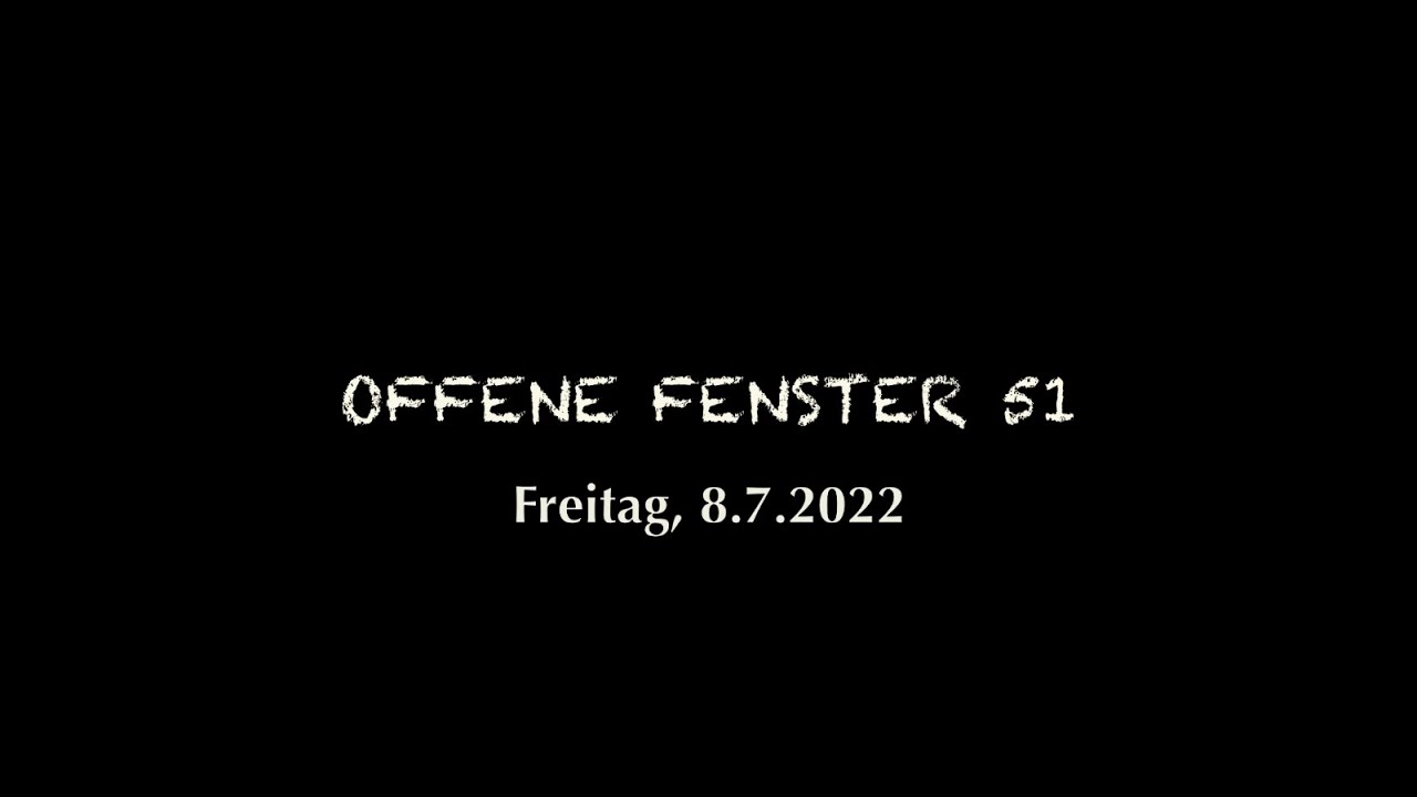OFFENE FENSTER 51(complete) - Christian Grosch - free improvisation piano concert