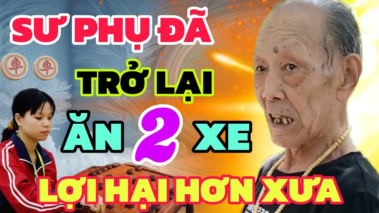 Cờ tướng - Gài bẫy sư phụ, Ngô Lan Hương mất xe, cả nước lo lắng