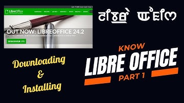 LibreOffice Part 1 | How To Download & Install LibreOffice 24 | ꯂꯤꯕ꯭ꯔꯦ ꯑꯣꯐꯤꯁ꯫