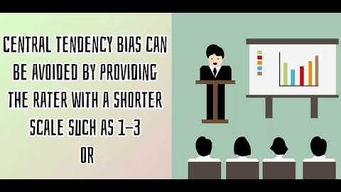 PERFORMANCE APPRAISAL ERROR : GENERAL TENDENCY