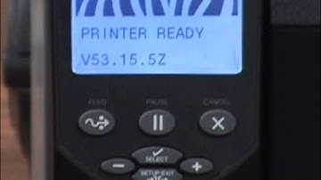 Zebra Printhead Test -  ZPS Store