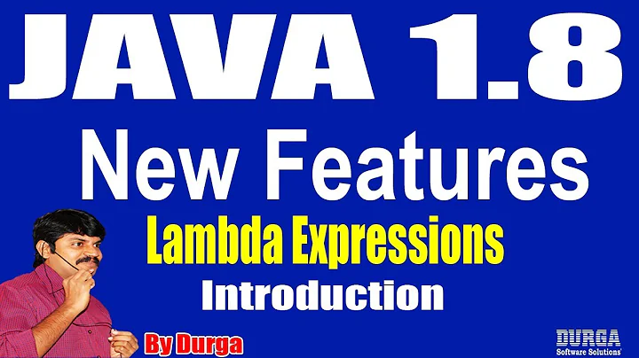 Java 1.8 New Features || Lambda expressions || Session - 2 by Durga sir