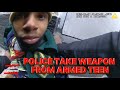 Police Take Weapon From Armed Teen