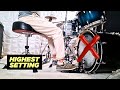 Whats the best beater height for double bass drumming