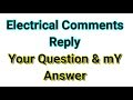 Techdoct Comments reply Your Question and my answer