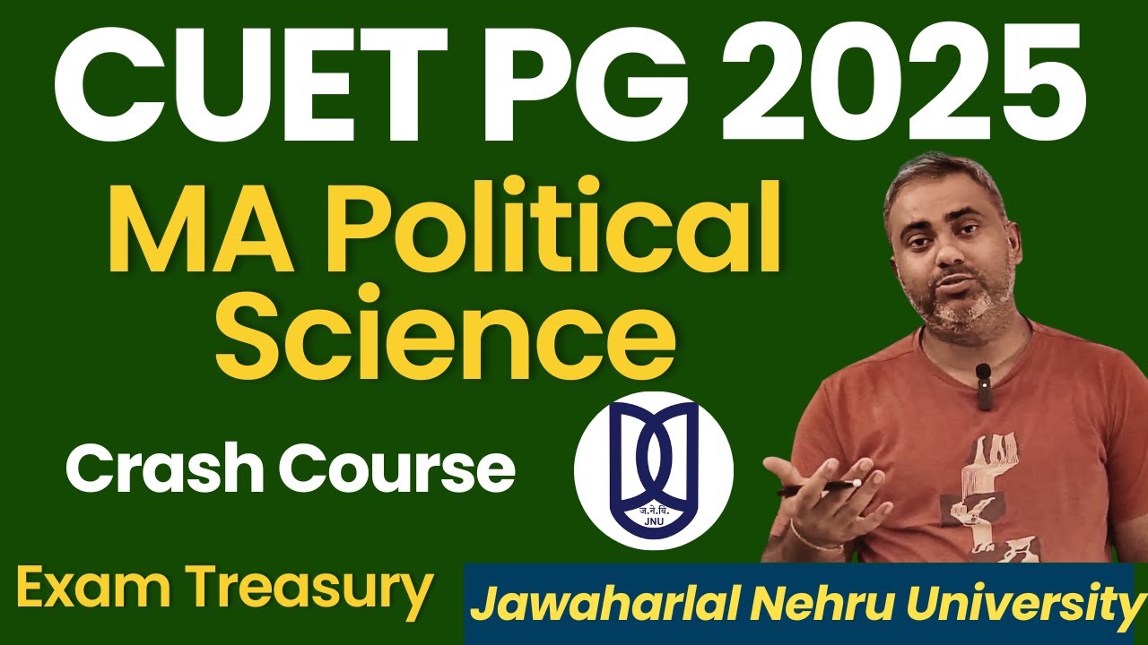 MA Political Science | CUET PG 2025 | Crash Course #cuet #cuetpg # ...