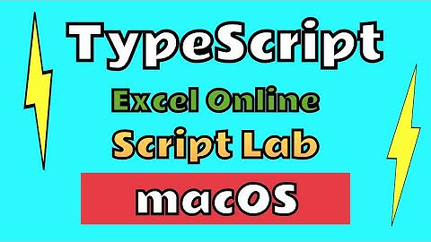 CAP-24 | TypeScript en Excel OnLine | Curso de Excel para macOS