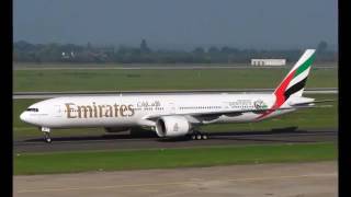 Dubai Havalimanı'na acil iniş yapan uçak alev aldı Resimi