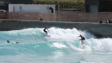 Surfing England - junior surf team training at The Wave (part 5)