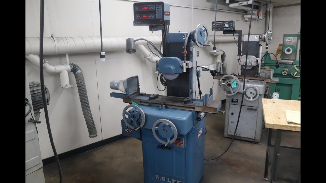 KO Lee Manual Surface Grinder, Acu-Rite III DRO