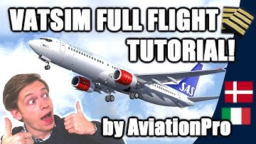 ✈️🌎 VATSIM Full Flight Tutorial from A to Z: Copenhagen to Milan!