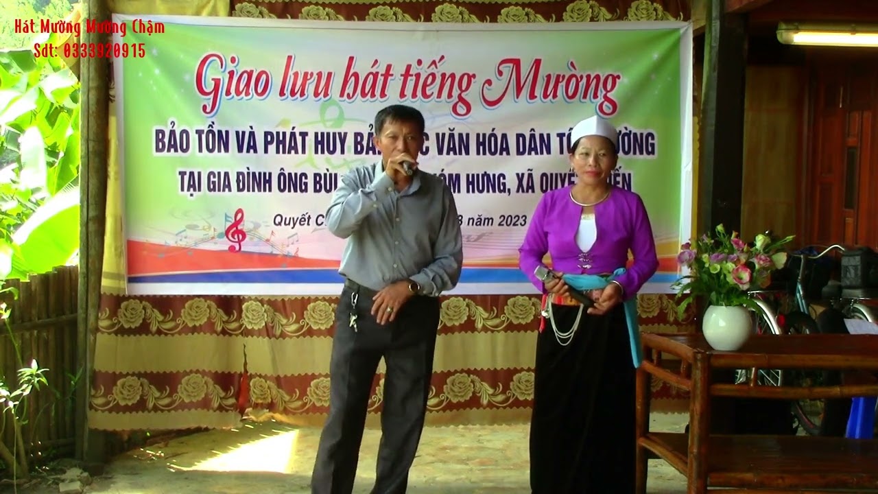 Hát Mường Hay Nhất | Nghệ Nhân Đinh Văn Quân hát Với Bùi Thị Bảy