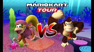 Mario Kart Tour - Dixie Kong Vs Mega Donkey Kong