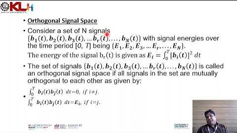 CO2 Session1 Orthogonality and Fourier Series