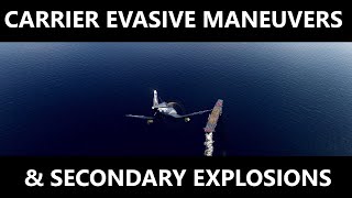 How to Setup Carrier Evasive Maneuvers and Secondary Explosions in Mission Editor (DCS)