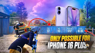 EM07 BEST SENSITIVITY AND CONTROL 🔝 IPHONE 16 PLUS | BGMI GAMEPLAY