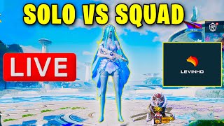 🔴 Levinho SOLO VS SQUAD LIVE  8🔴