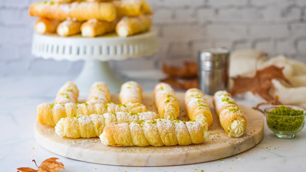 CREAM ROLL HOW TO MAKE CREAM ROLLS SIMILAR TO CREAM HORNS YouTube