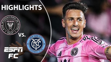 HAT TRICK ALERT 🔥 Inter Miami vs. NYCFC | MLS Playoff Highlights | ESPN FC