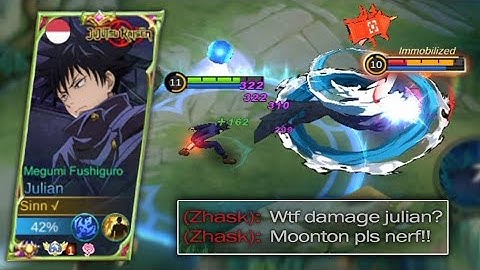 JULIAN BEST 1 HIT BUILD 2023!! INSANE DAMAGE 🔥| MLBB