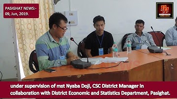 Pasighat News:- 7th economic census 2019 under Ministry of Statistics.