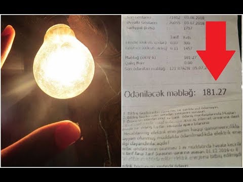 İŞIQ PULU çox gəlir? – Qənaət etmək istəyənlər, bu əşyalara DİQQƏT!