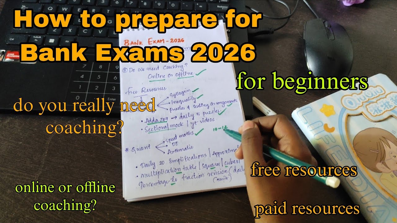 How to prepare for bank exams 2026 malayali aspirant..#bankexam2026 ...