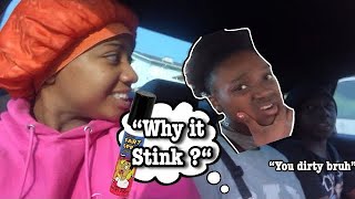 LIQUID ASS FART SPRAY PRANK ON FAMILY *it&#39;s the smell for me* | Vibequeeen !