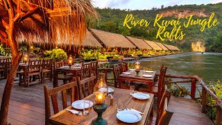 200 USD Luxurious stay in the River Kwai Jungle Rafts Floating Resort. No Electricity No Internet :O