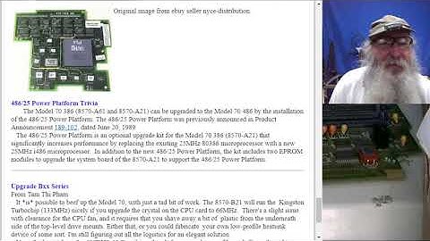 Installing the IBM PS/2 Model 70 "486/25 Power Platform" - Make it a 