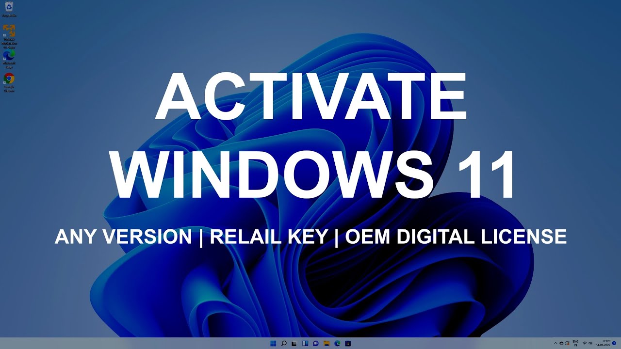 Activate Windows 11 Using Windows 10 Product key Or OEM Digital License 