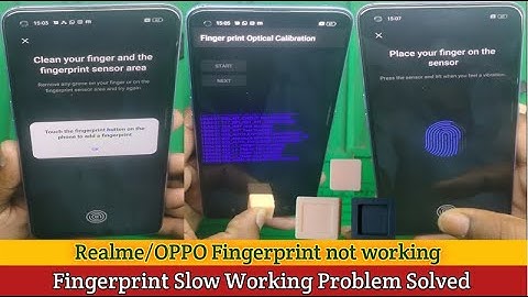 Realme/OPPO Fingerprint not working ll Fingerprint Slow Working Problem Solved