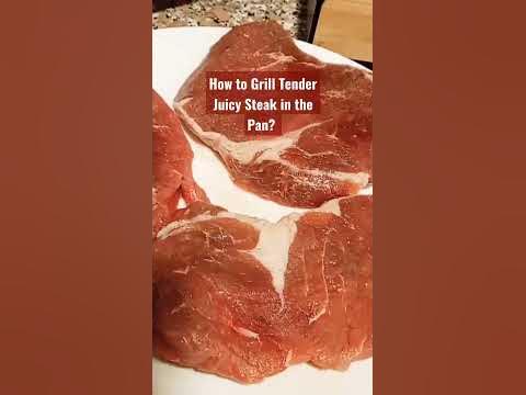 HOW TO GRILL TENDER JUICY STEAK IN THE PAN?GRILL BEEF STEAK/ HOMEMADE