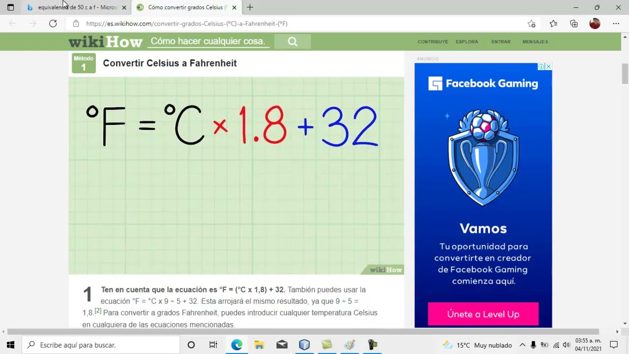 Conversión de Celsius a Fahrenheit con Java - YouTube