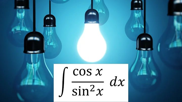 Integration of cosx/sin^2x (Solution)