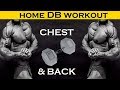 Dumbbell Chest & Back Workout at Home - Coach Ali