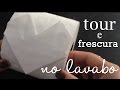 TOUR PELO LAVABO + DIY (dobradura em papel higienico) por Camila Camargo