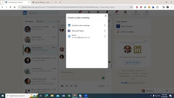 How to set up a Zoom Meeting on Linkedin