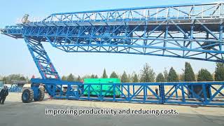 Mobile Shiploader, Radial Telescopic Ship Loader, Ship Loading Conveyor.
