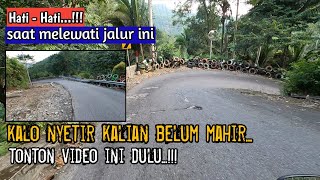 TURUNAN TAJAM JALUR RENGKEK RENGKEK KE MUNJUNGAN TRENGGALEK