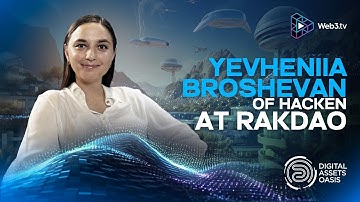 Yevheniia Broshevan, Co-Founder of Hacken at RAKDAO Conference 2024