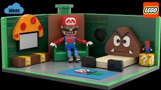 Making All SUPER MARIO Room Out of Lego