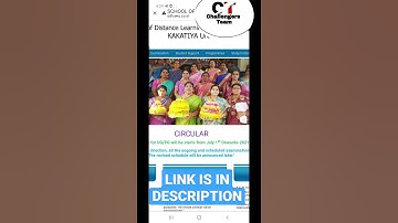 #shorts KU SDLCE Ist Year Results released