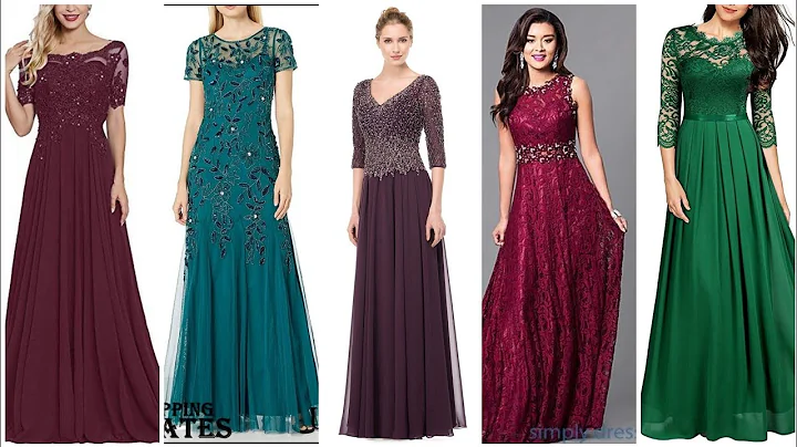 Latest Lace Decorated Mother Of The Bride Dresses 2021//Mother Of The Groom Dresses - DayDayNews