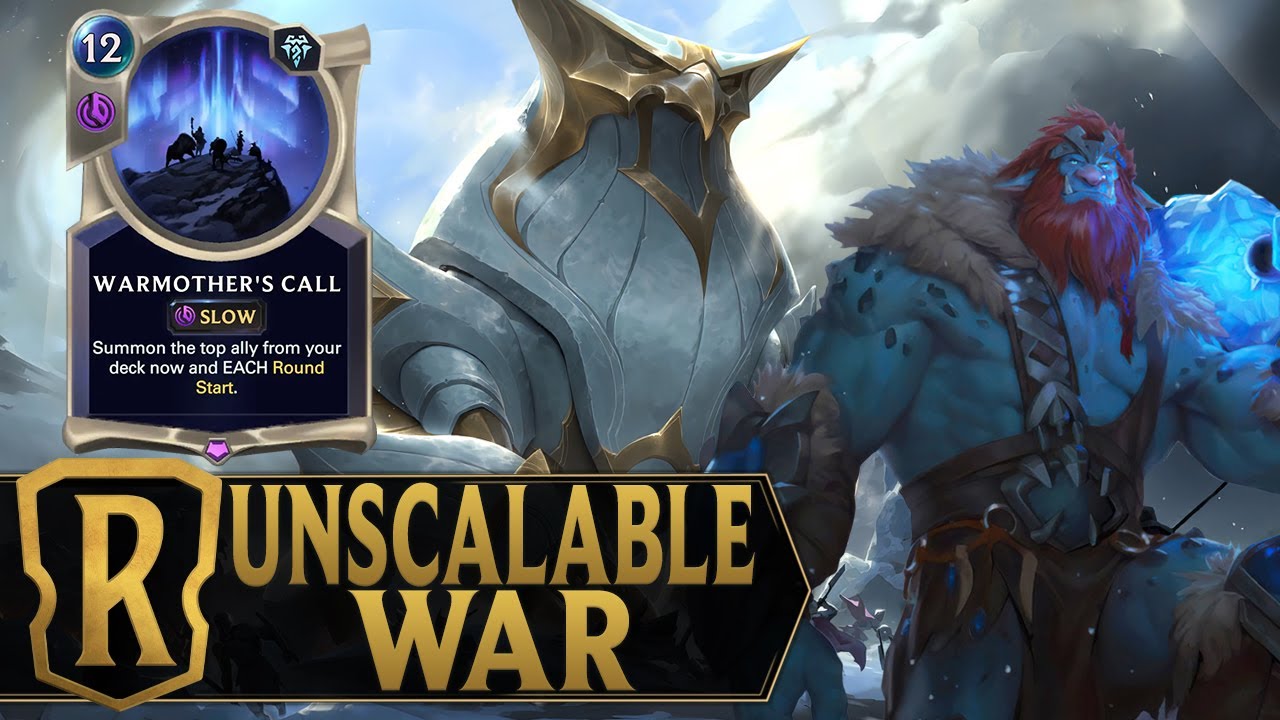 Unscalable War - Galio & Trundle Warmother Deck - Legends of Runeterra Domination Gameplay