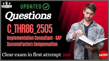 SAP C_THR86_2505 Certification Questions and Study Material [Latest]