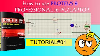 Proteus for beginners tutorial#01- How to use Proteus- How to find VOLTAGE in circuit