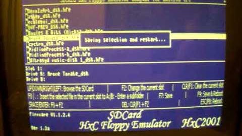 Amstrad CPC SDCard HxC Floppy Emulator Manager