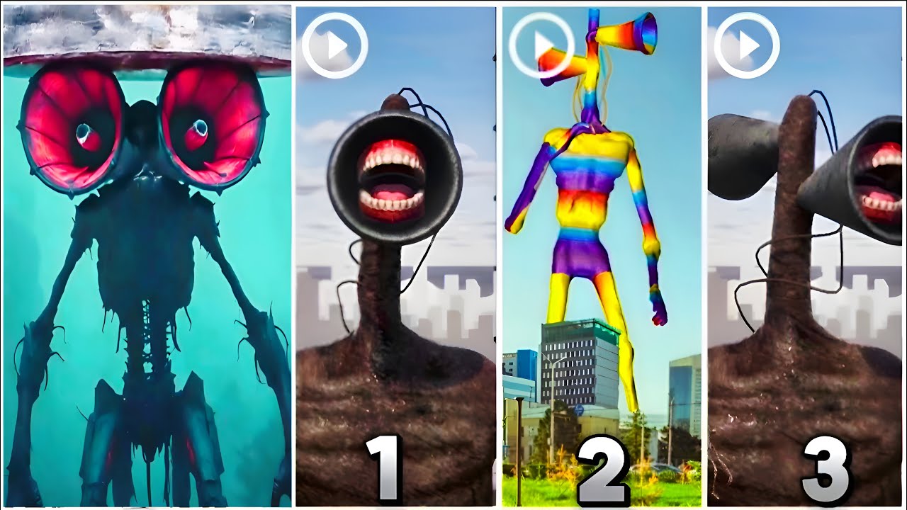 🔥 Siren Head vs House Head 🎵 MegaMix MegaBattle